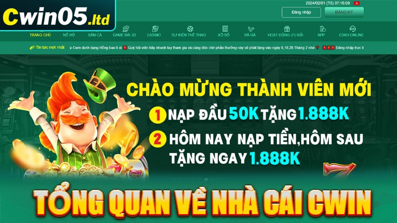 Tổng quan về nhà cái Cwin
