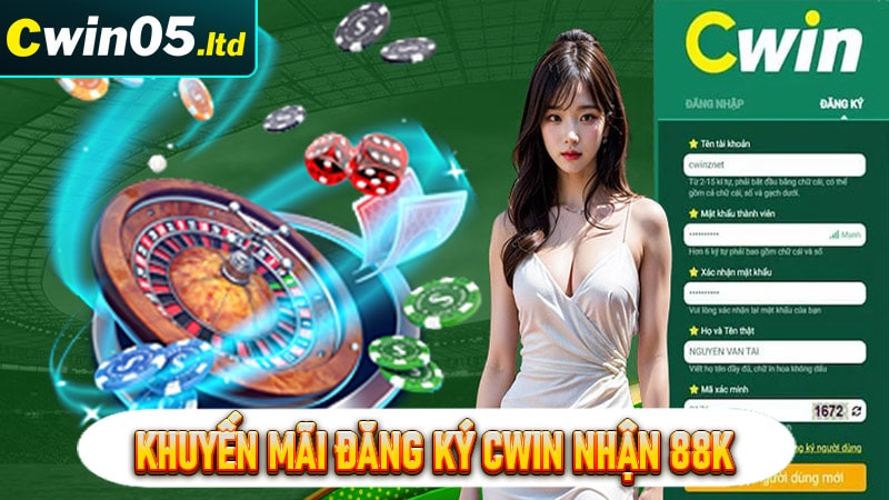 Khuyến mãi đặc biệt về đăng ký cwin tặng 88k