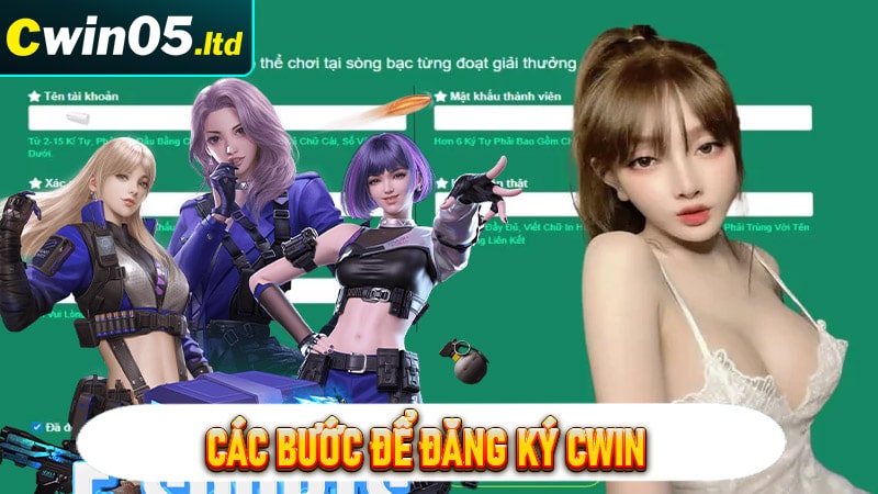 Hướng dẫn tân thủ đăng ký cwin bằng 4 bước