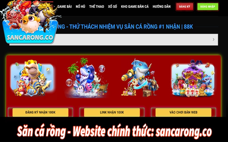 Săn cá rồng - Website chính thức: sancarong.co